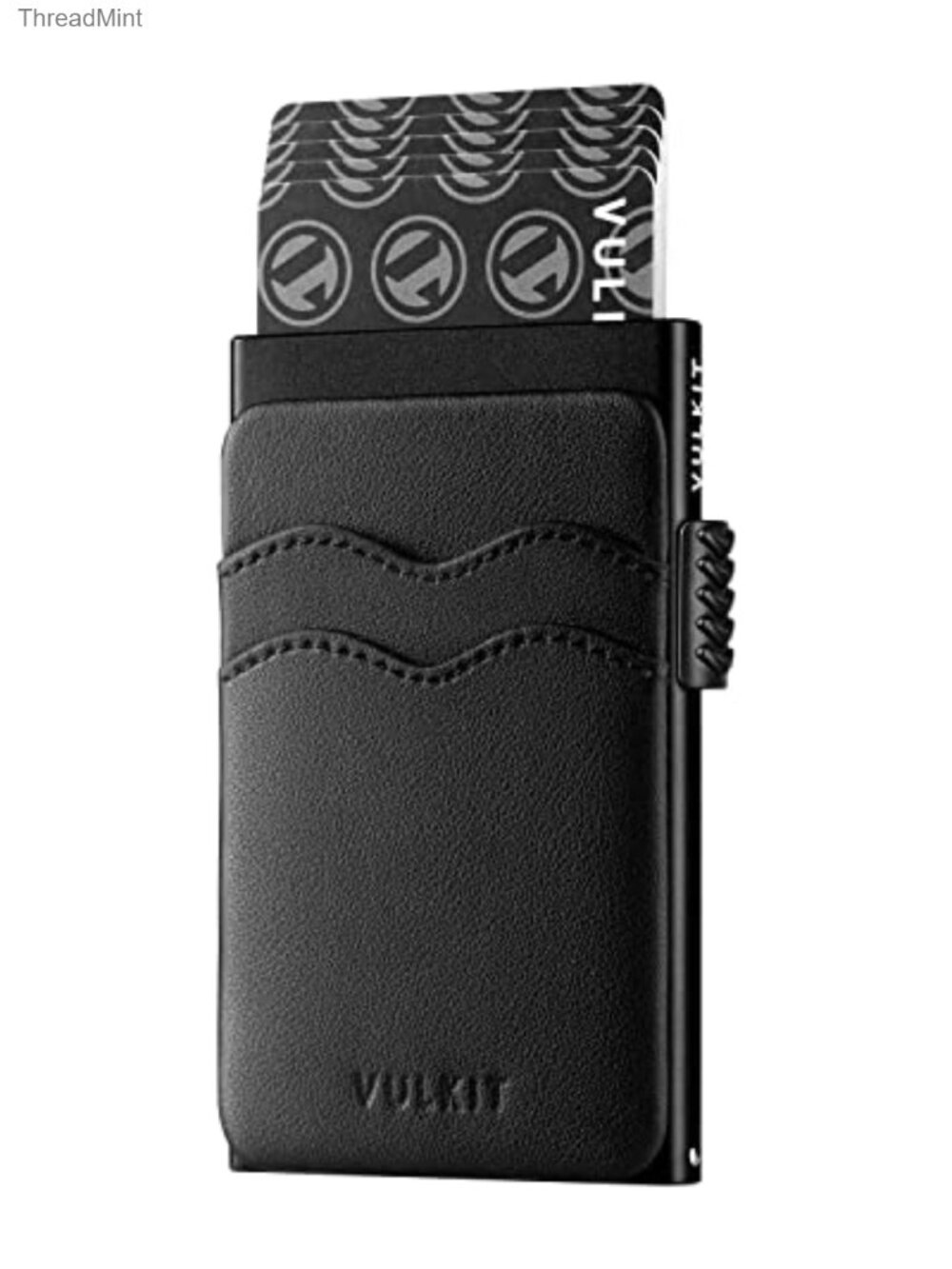 Minimalist Pop Up Wallet RFID Blocking Leather Card Holder